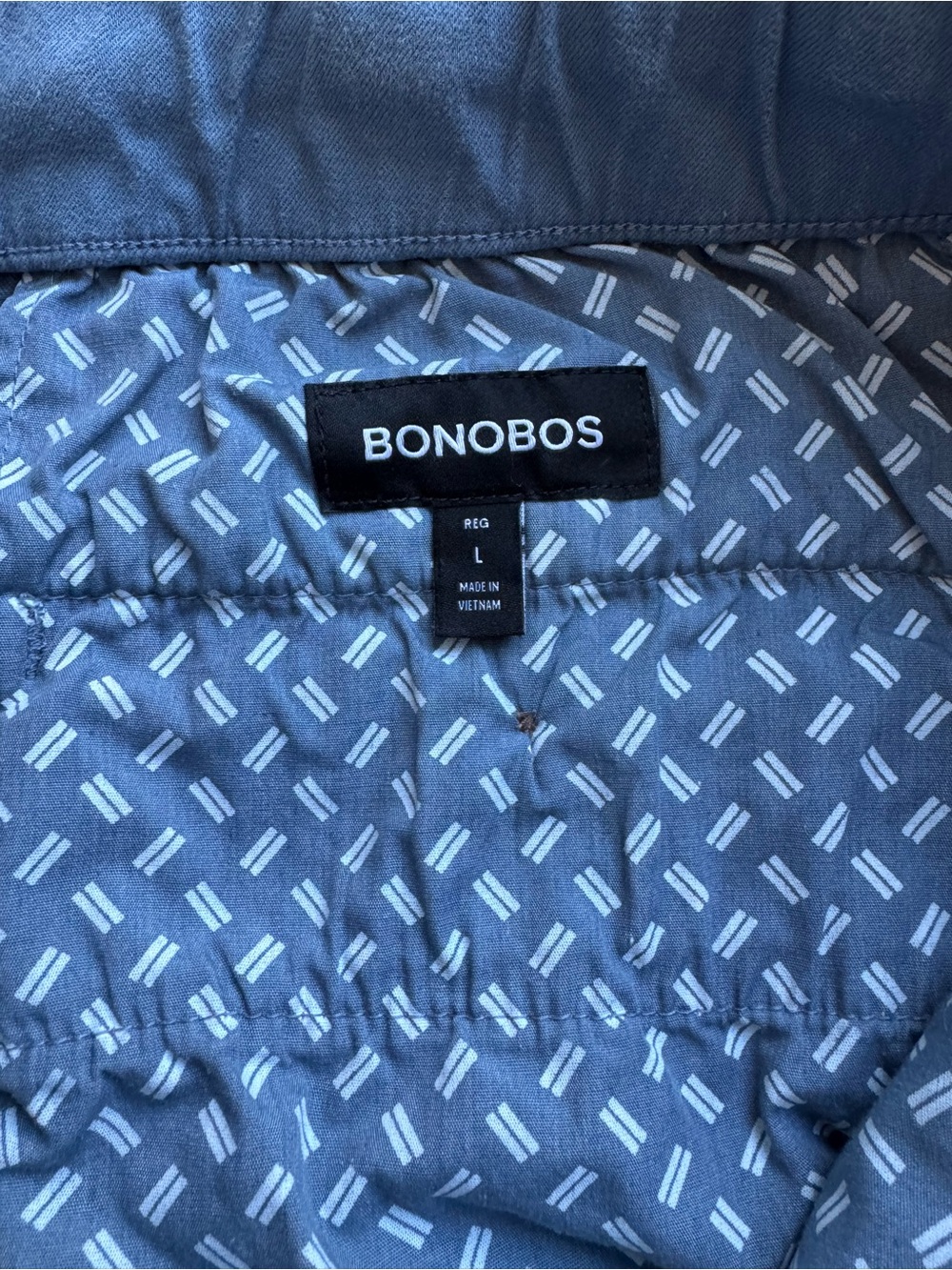 Bonobos Blue Drawstring Pants - Picture 3 of 3